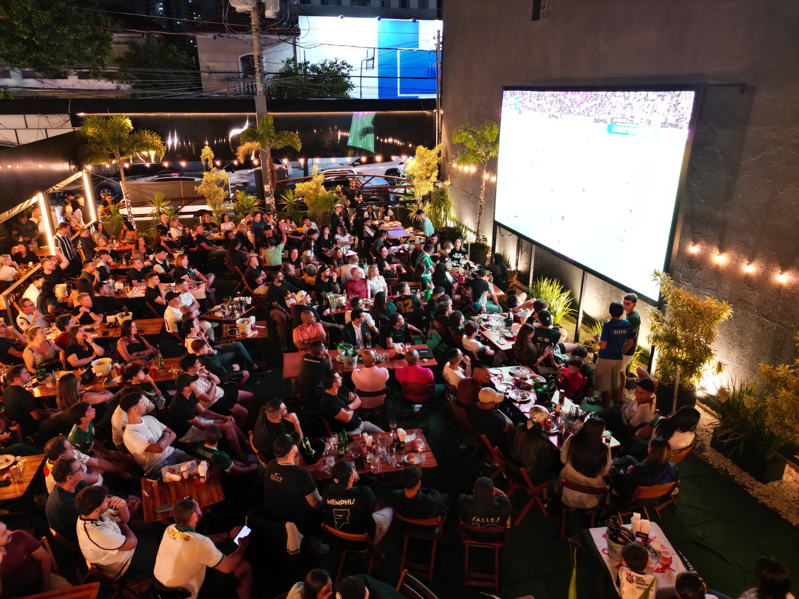 Restaurante lotado